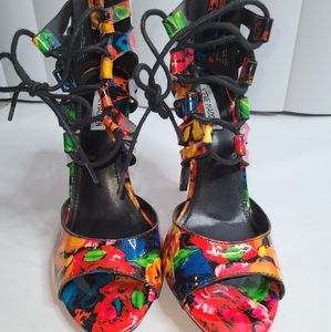 Steve Madden Floral Marlinn Lace Up …